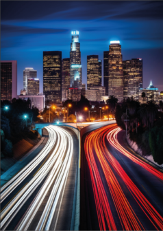 Ilustración digital velocidad nocturna