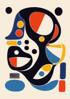 Ilustración digital el observador